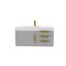 Castello Usa Thames 36-inch Gray Vanity Set with White Top and Gold Handles CB-MC-36G-GLD-20146-WH - alternate 1